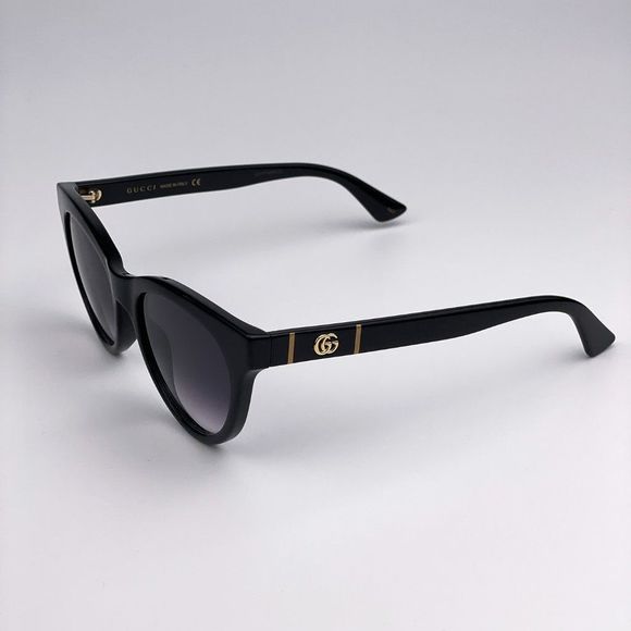 GUCCI GG0763S 001 Sunglasses Black Gray Gradient Cat Eye Women main image 5